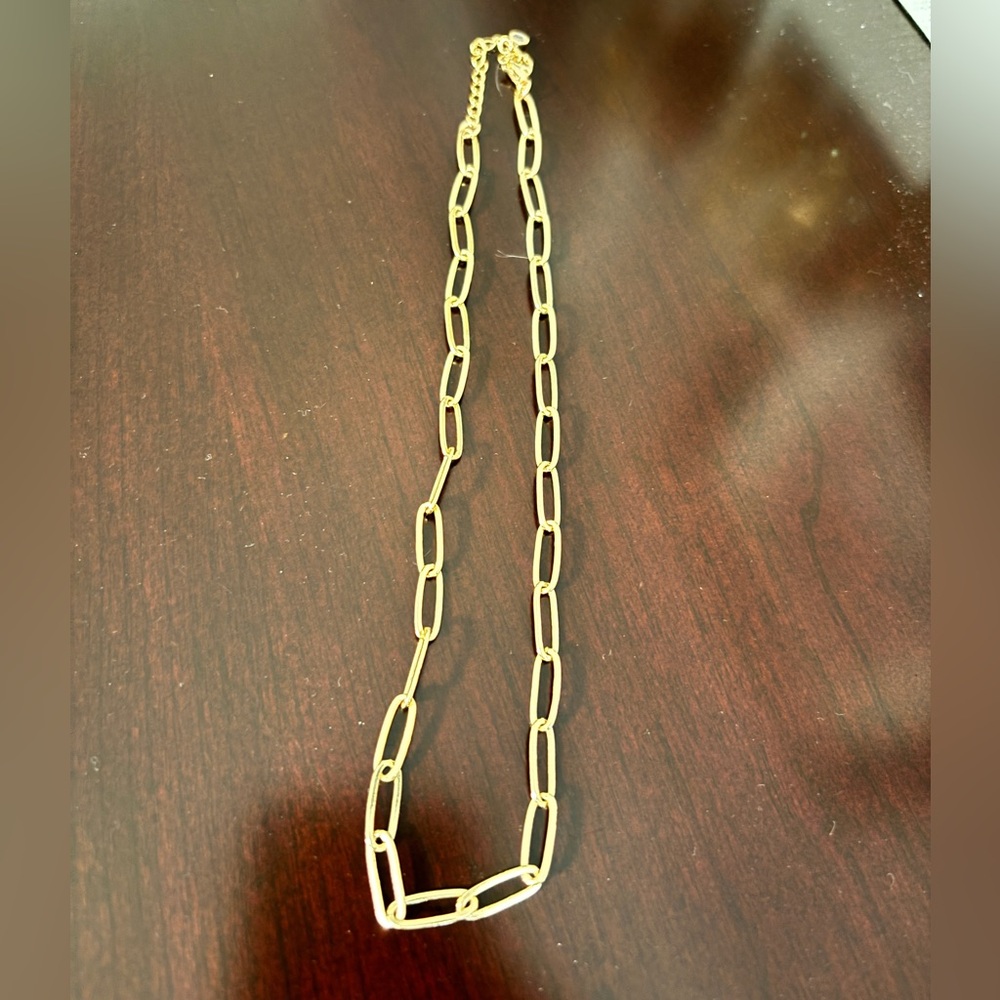Gold chain necklace 17"